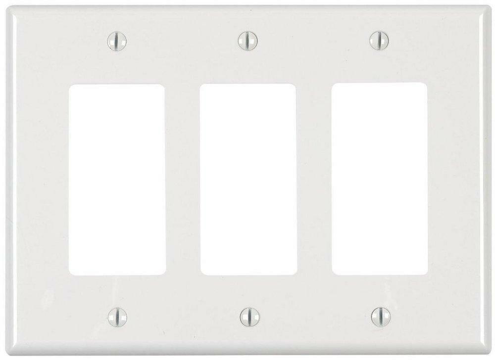 Wall Plate In White Indoor Lighting Parts & Accessories White