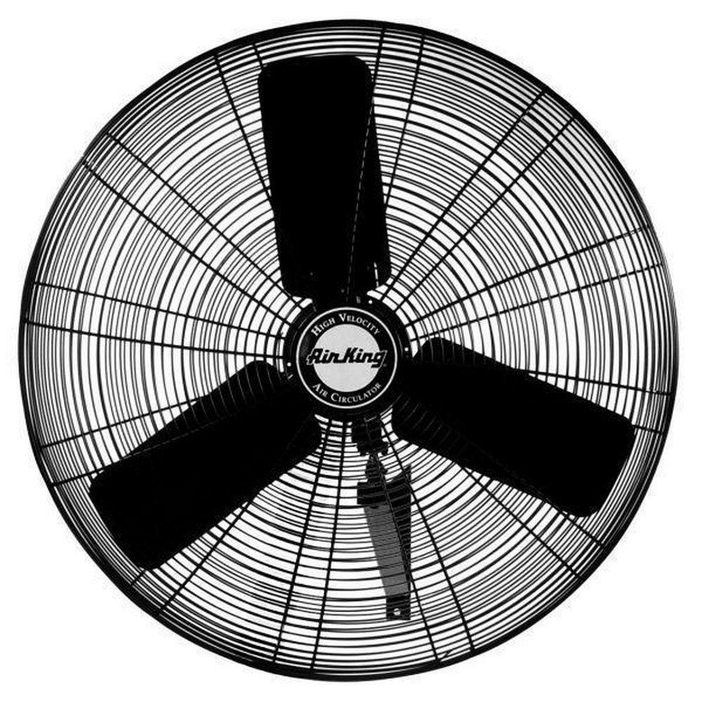 24 In. 3-Blade Oscillating Wall Mount Portable Fan Fans & Accessories