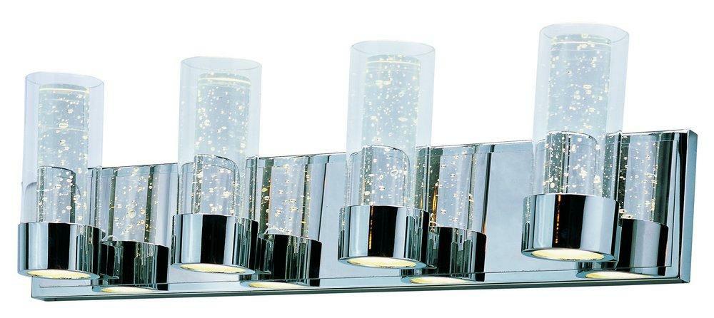 8-Light Bath And Vanity Light In Polished Chrome Bathroom Lighting Polished Chrome