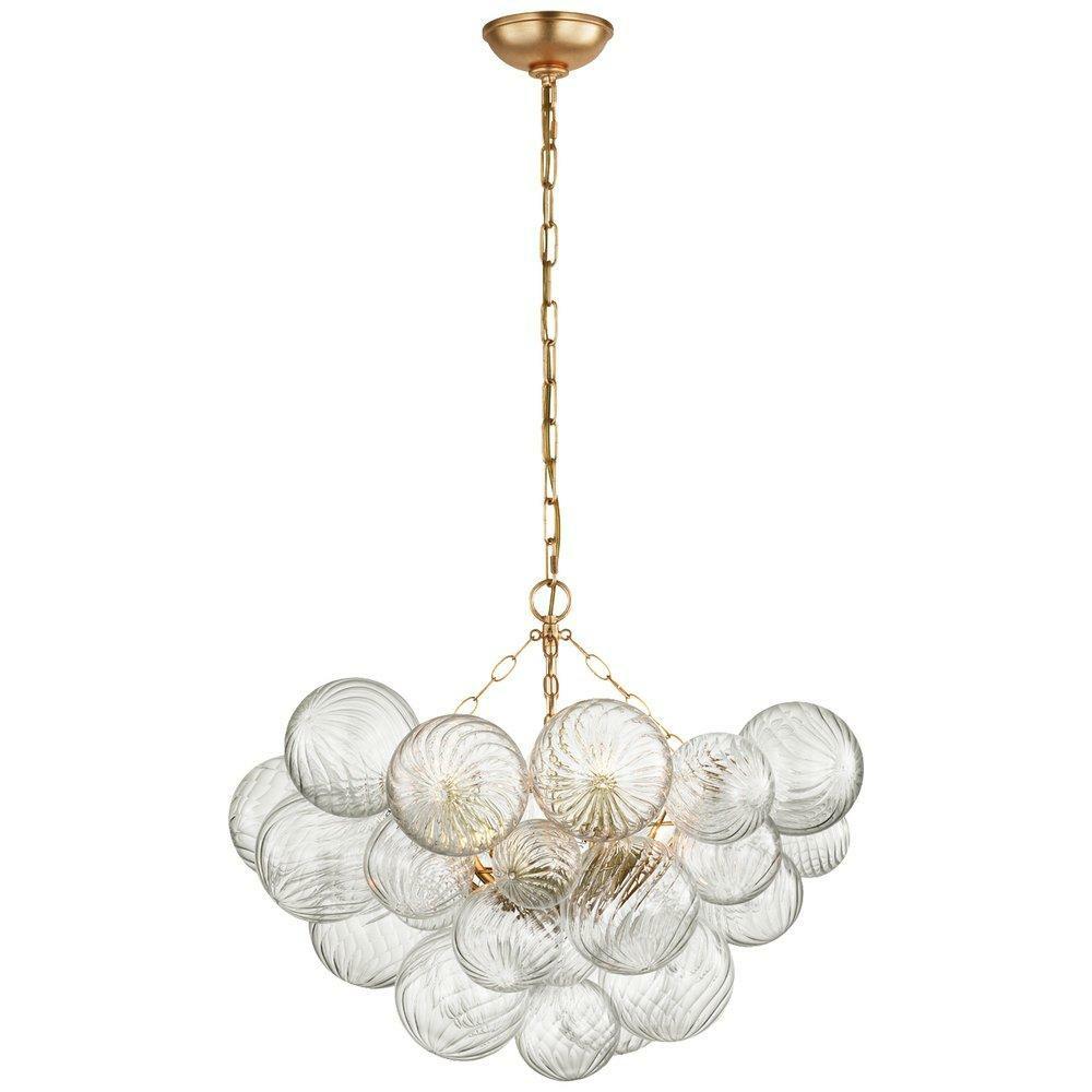 29-1/4 X 22-1/4 In. 6.5W 6-Light Incandescent Modern Chandelier In Gild Chandeliers Gild