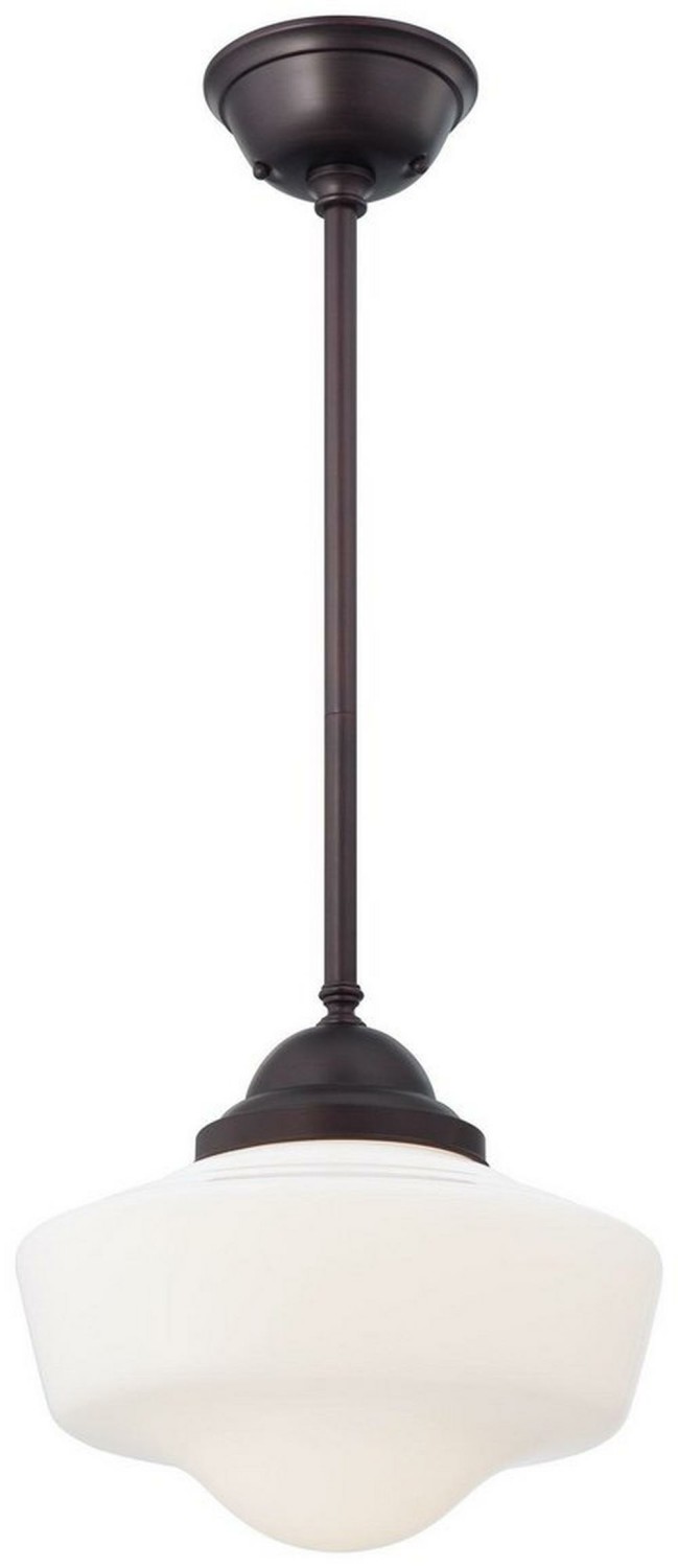 150W 1-Light Pendant In Brushed Bronze Indoor Lighting Brushed Bronze