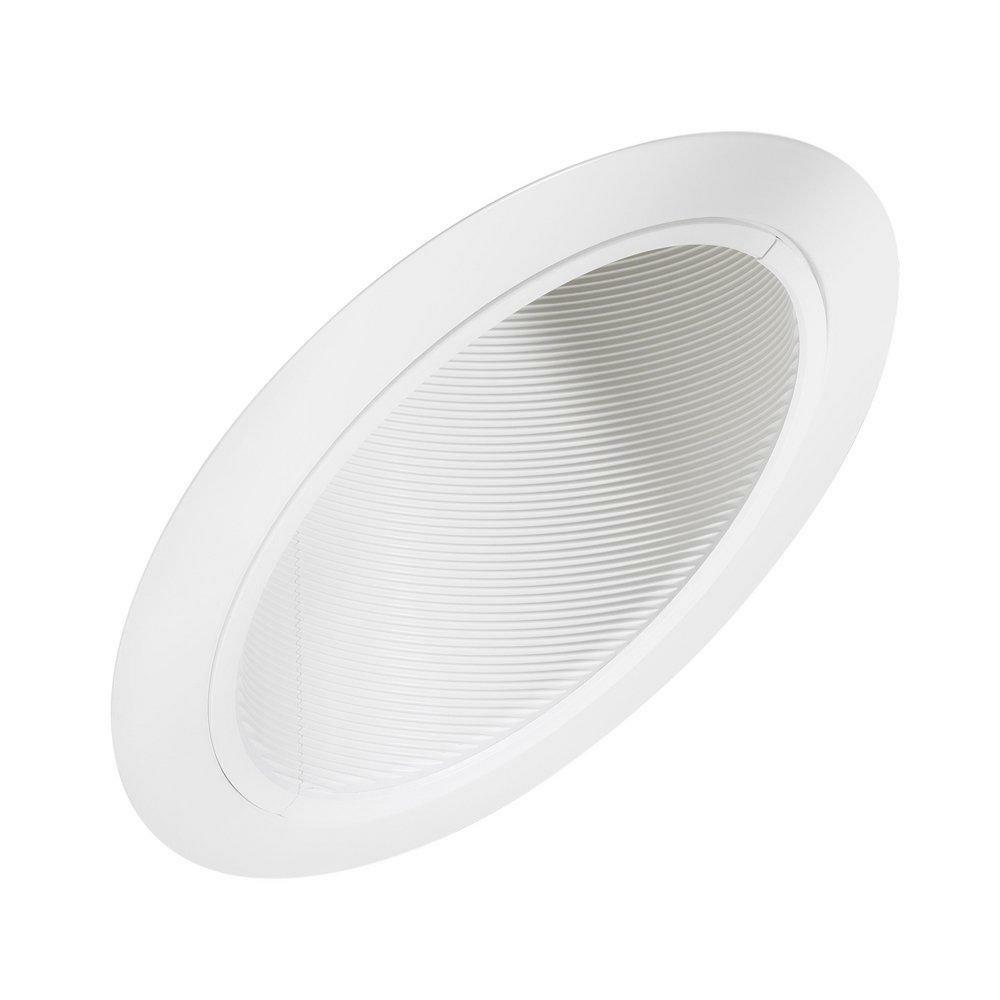 90 W Par38 Super Sloped Trim Baffle In White Indoor Lighting White